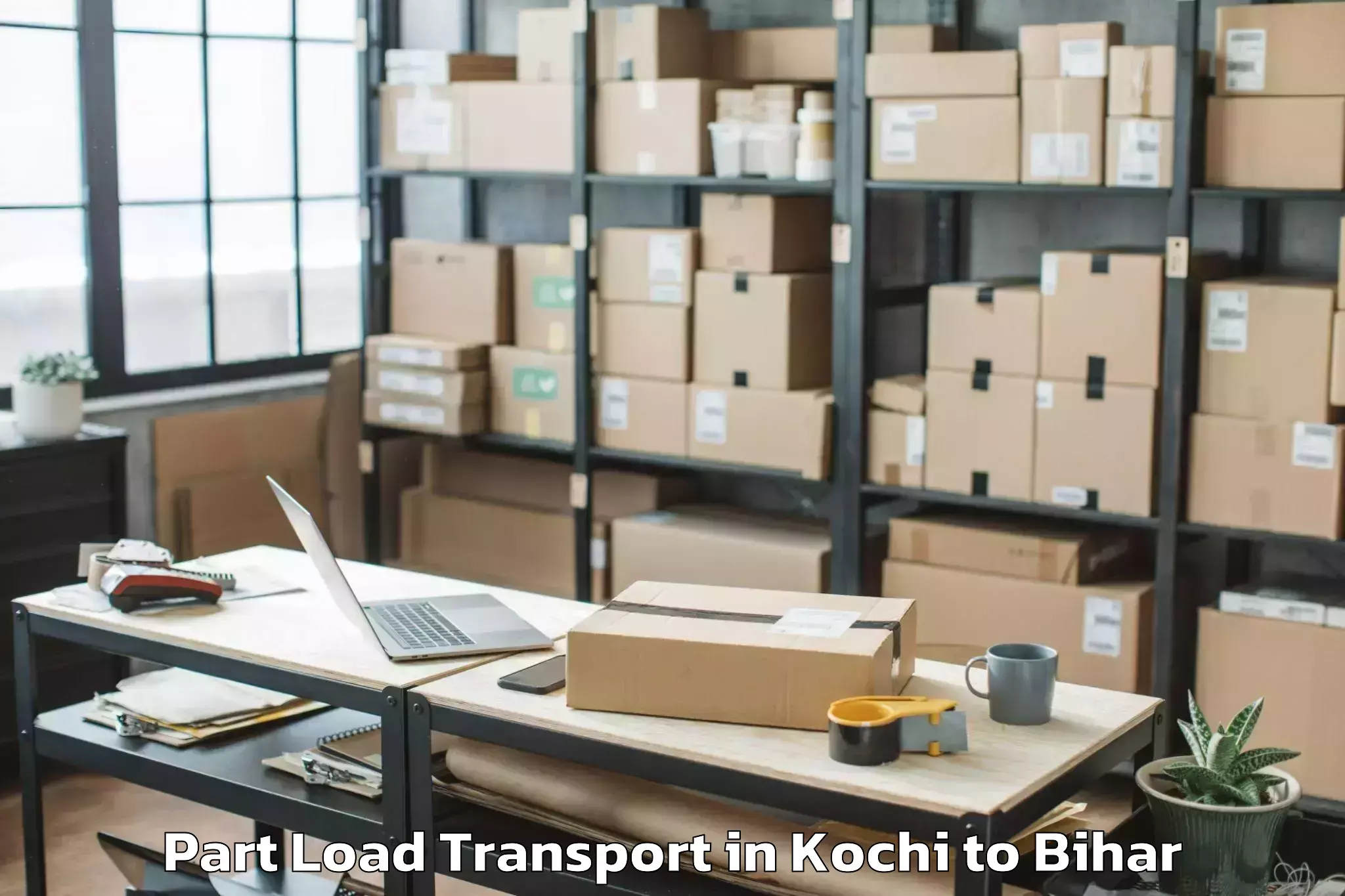 Top Kochi to Amnour Part Load Transport Available